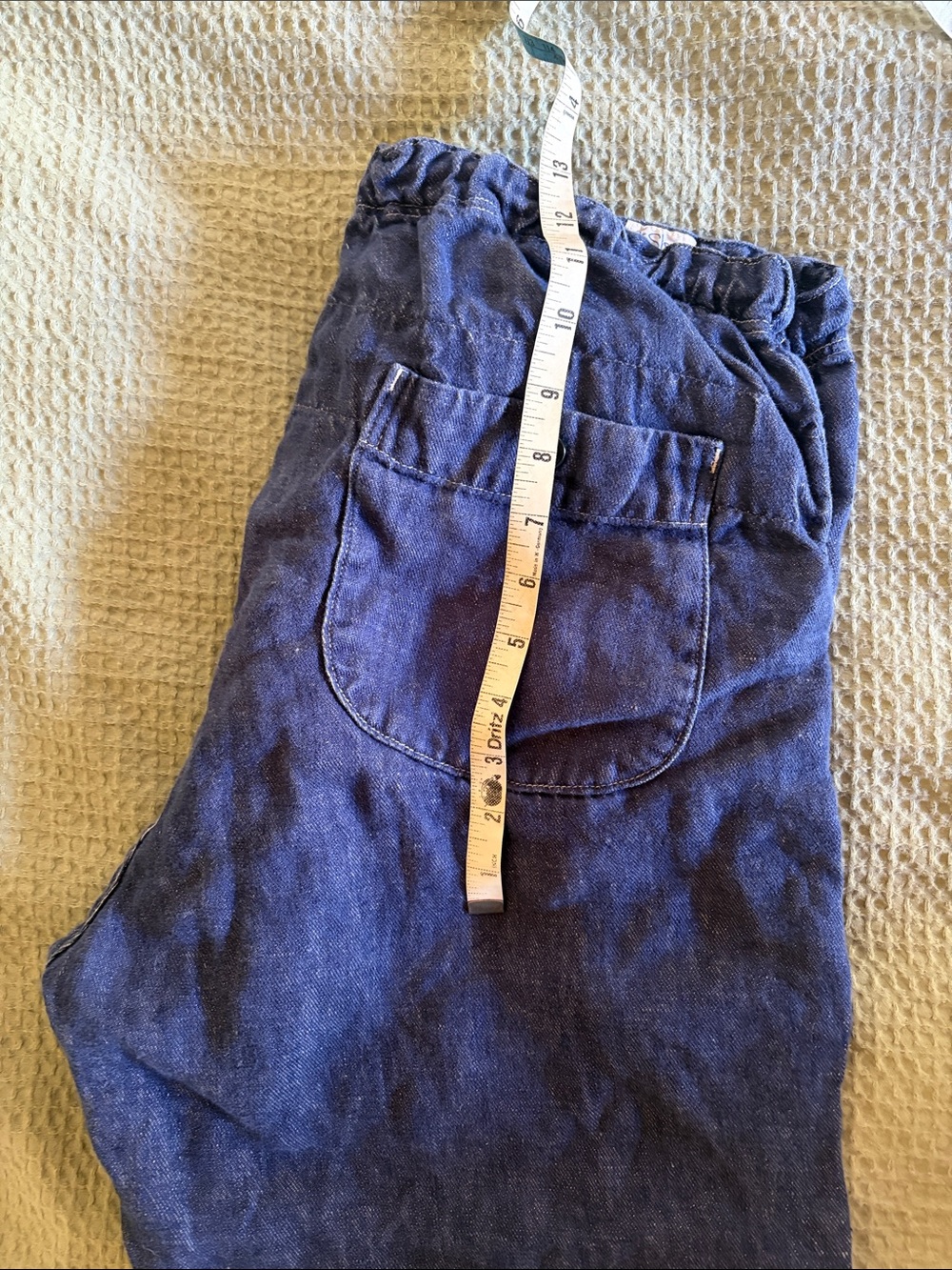 OrSlow Men’s 100% Linen Casual Drawstring Pants - Picture 9 of 10